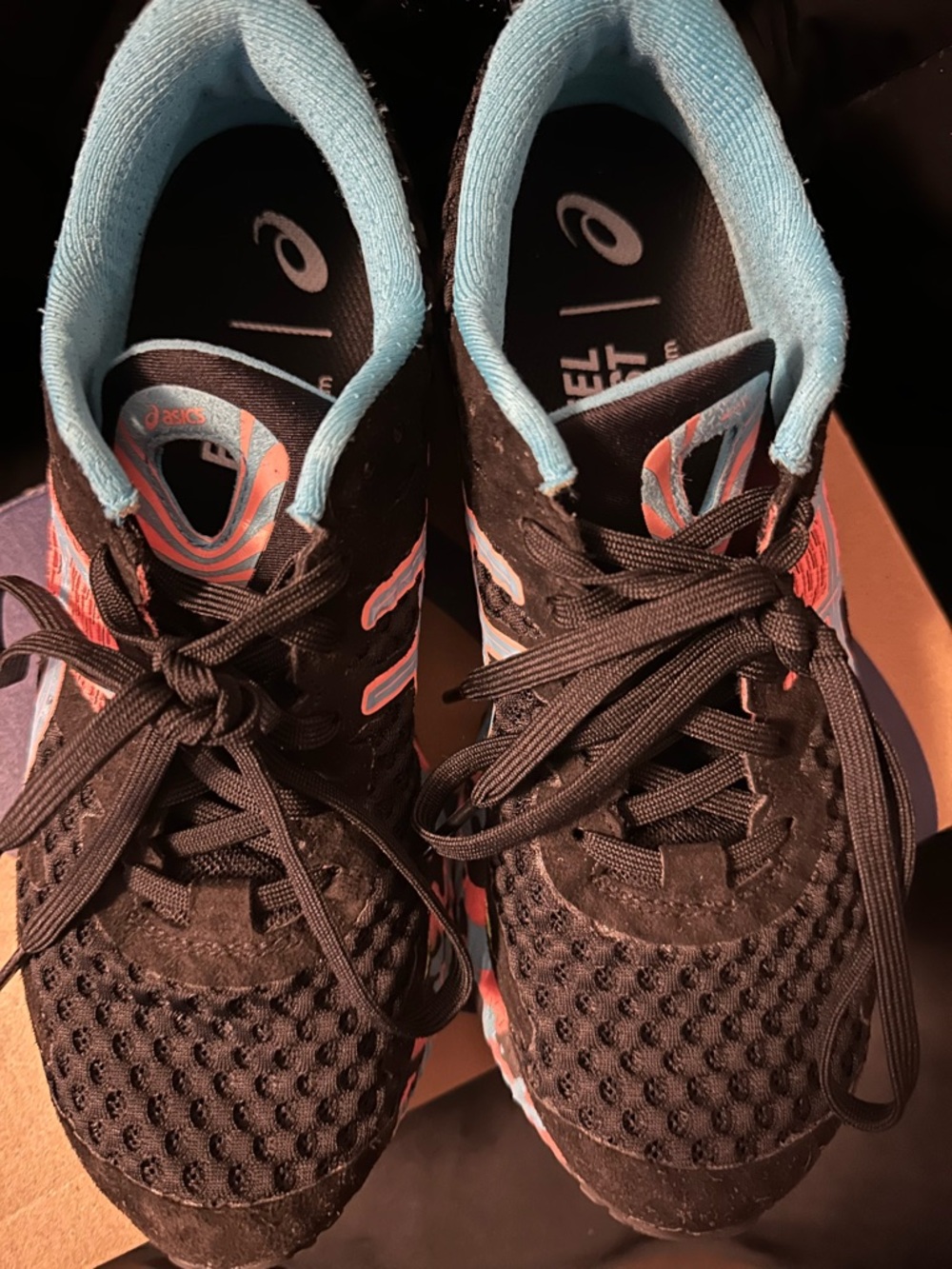 ASICS Gel-Noosa TRI 12 Women's Black, Teal & Multicolored Running Shoes